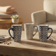Porcelain Mug Set - 4 Pcs